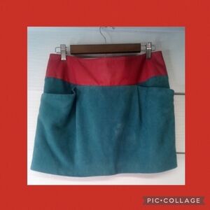 Teal and Red Skirt